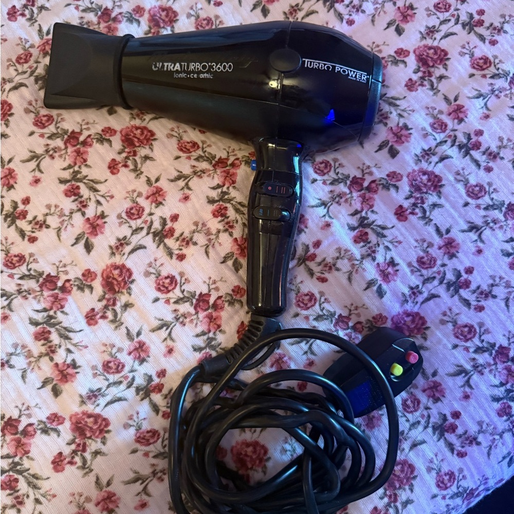 Turbo Power Black Hair Dryer